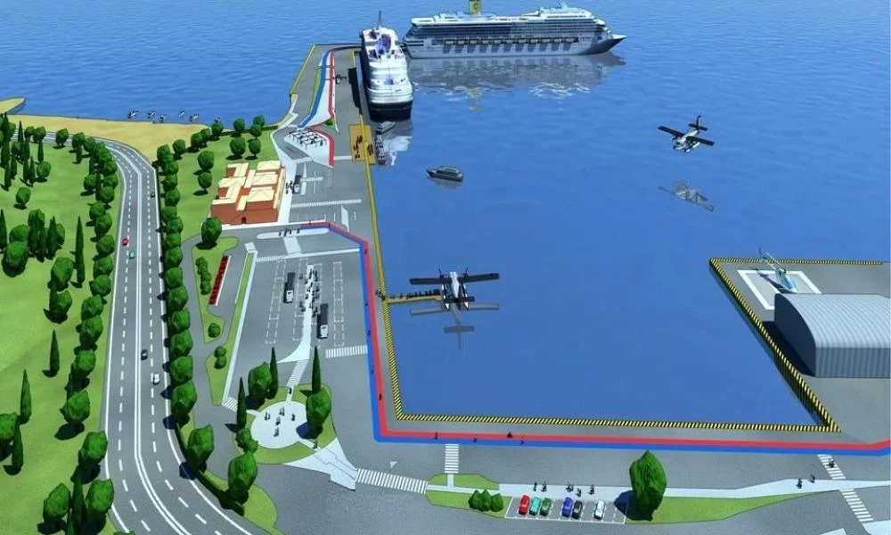 Υδατοδρόμιο στην Κέρκυρα - Υδροπλάνα και πλοία στο λιμάνι